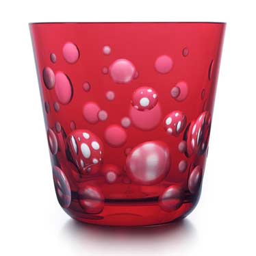 Rotes Glas von Rotter Glas